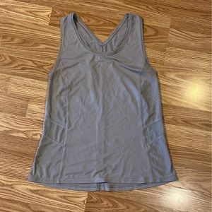 Lululemon Tank Top - (mesh / polka dot sides)